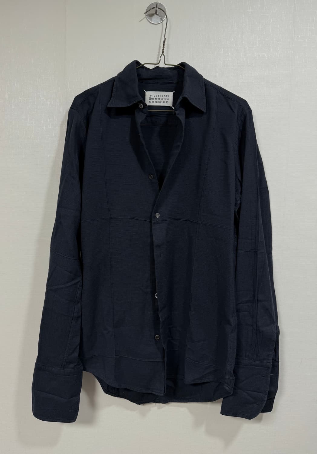 마틴 마르지엘라 캔버스 패브릭 크로스 컷아웃 셔츠 상품이미지3