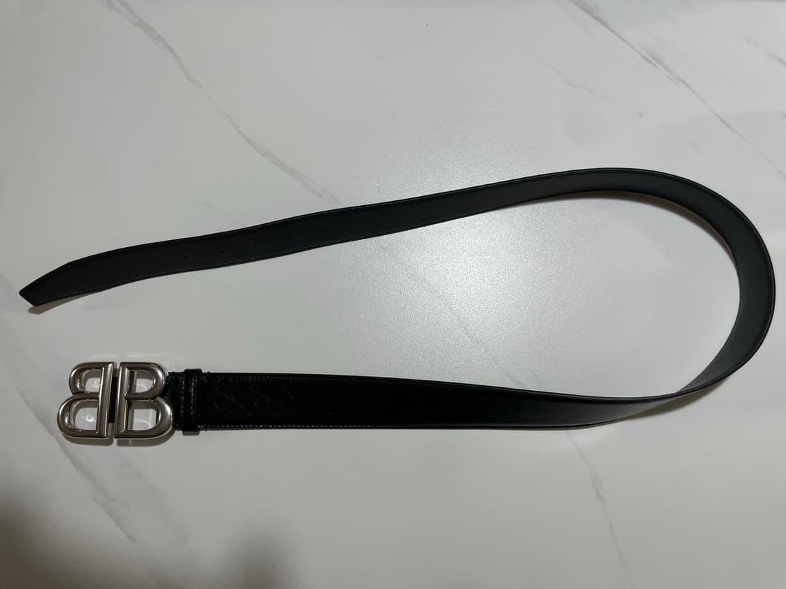 (90) 발렌시아가 남성 모나코 벨트 블랙 상품이미지2