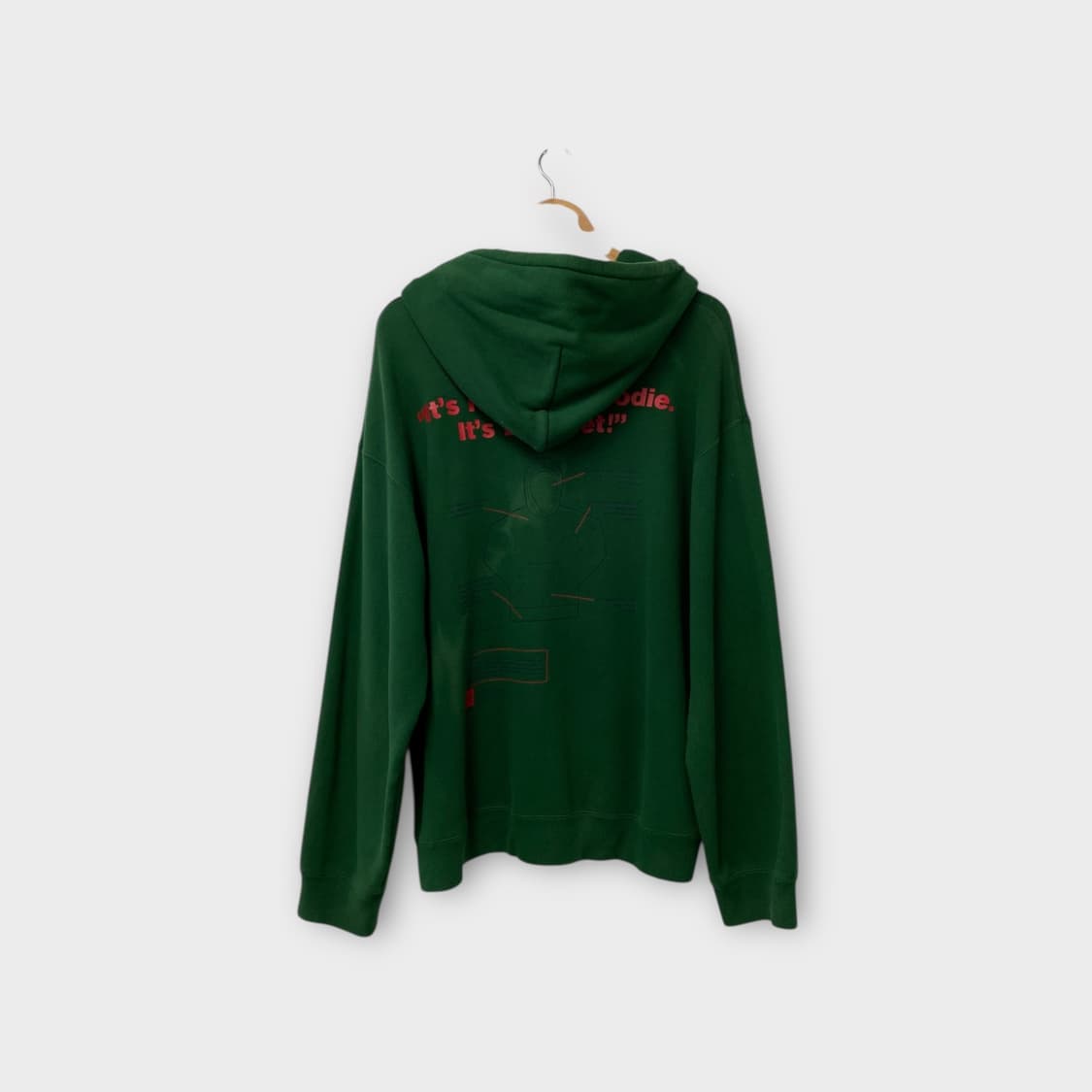 doublet 더블렛 그린 자수테슬 후드티 XL  상품이미지3