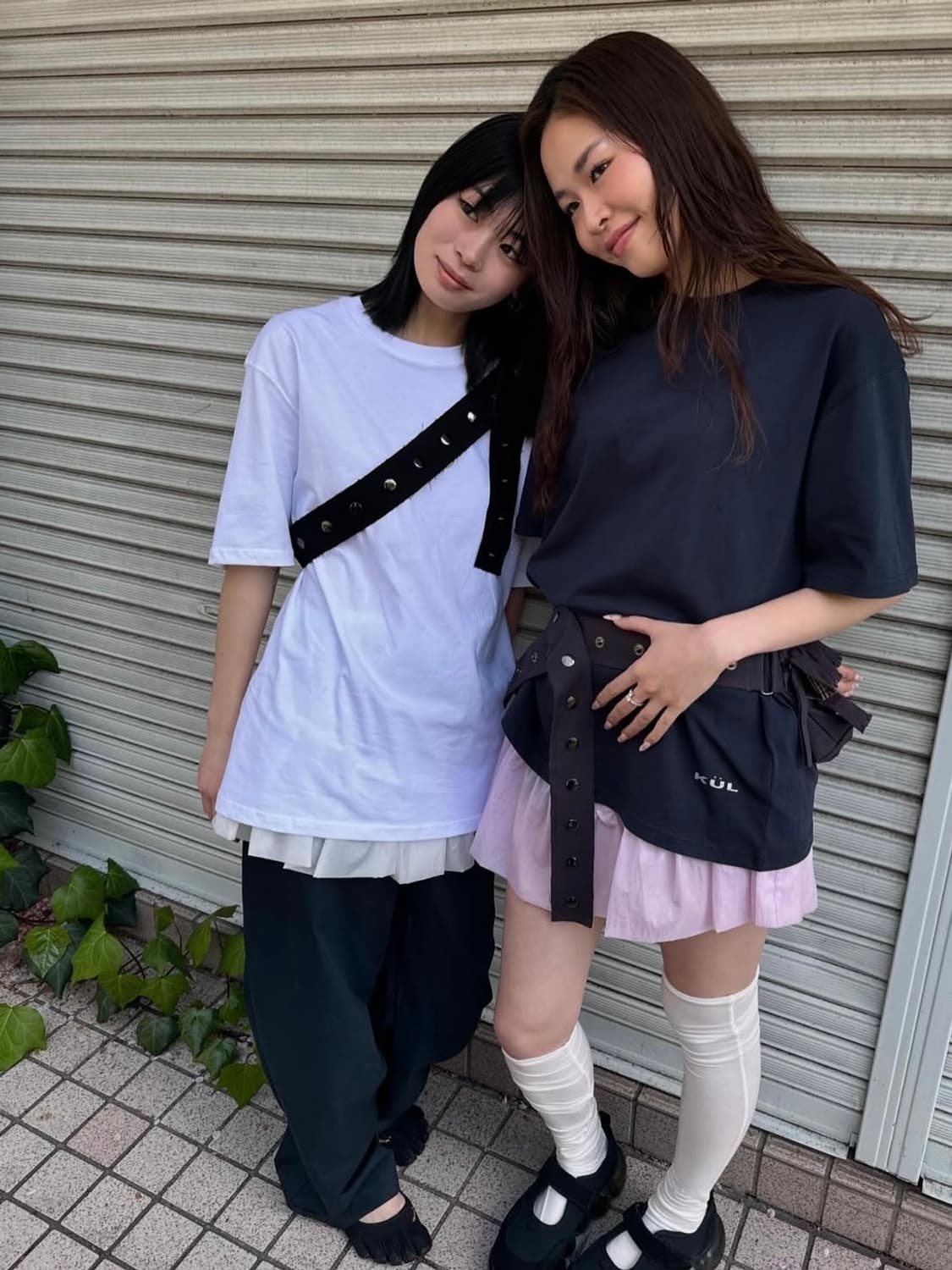 KUL kuel 큘 보호 러플 벨트 백 블랙 상품이미지2