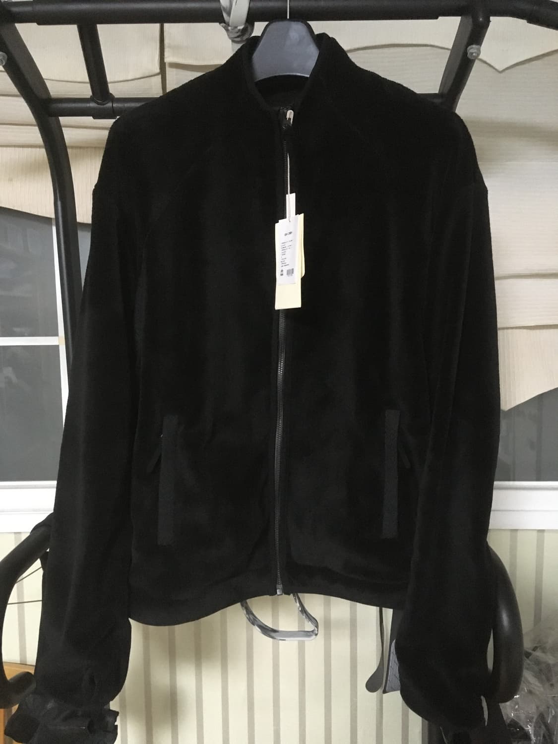 폴리테루 휴먼인덱스 휴먼 플리스 자켓 블랙 판매합니다 상품이미지3