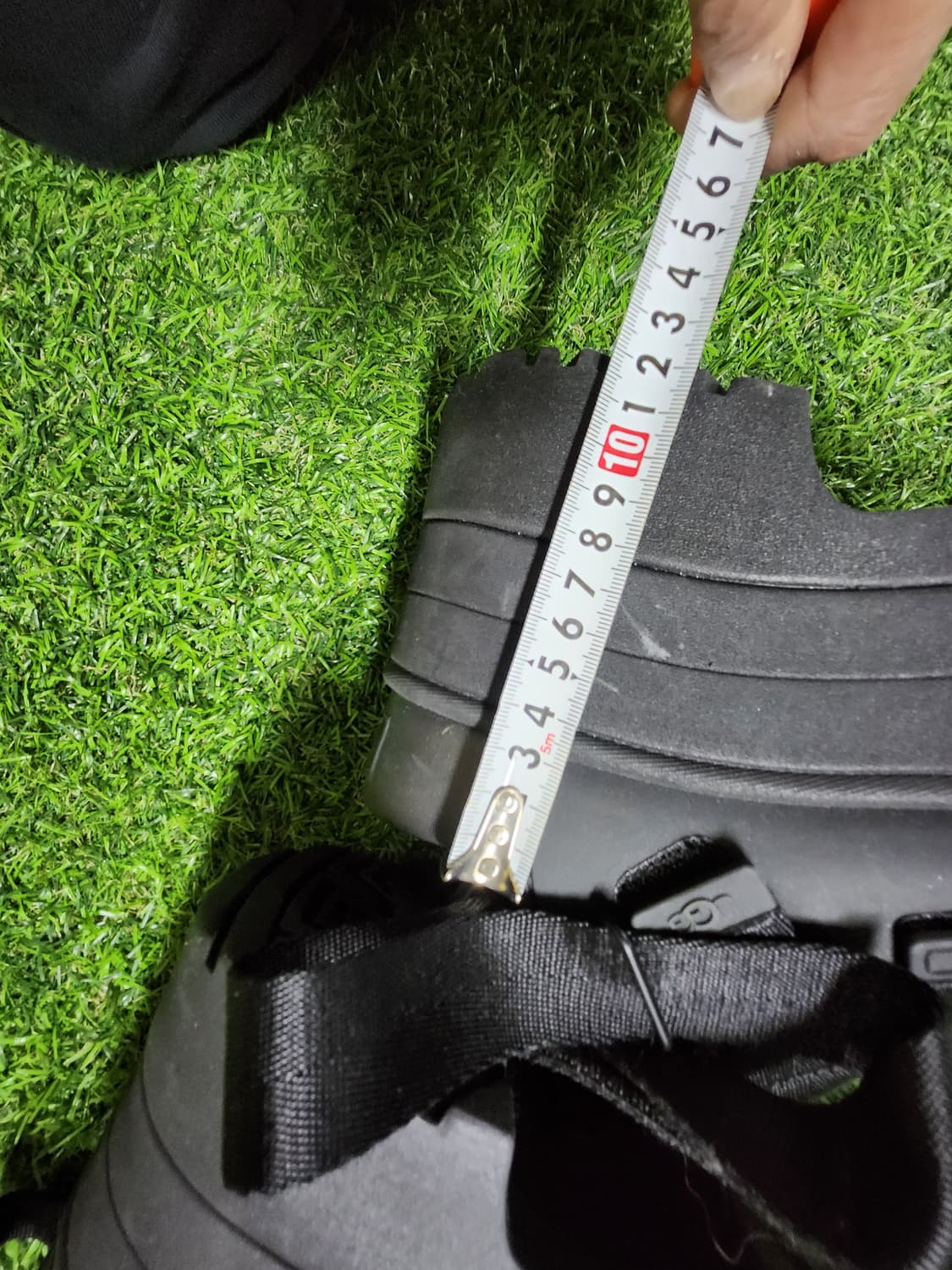 UGG 플랫폼 샌들 블랙 / 12cm 키높이 힙템🔥 상품이미지8