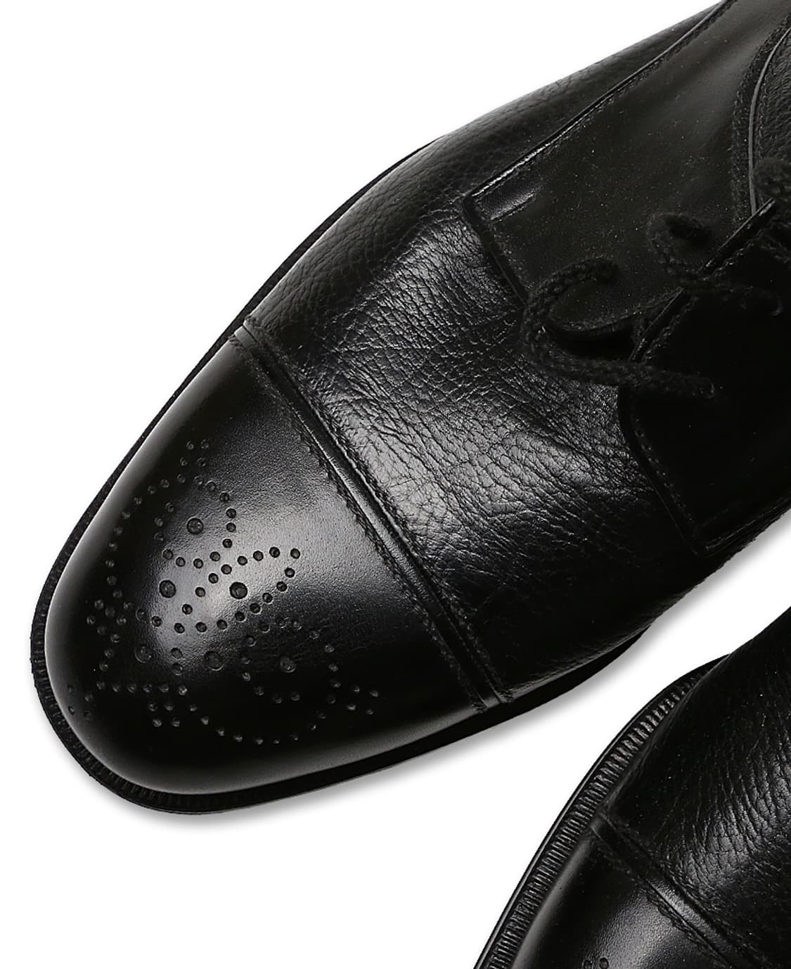 아테스토니 [A. Testoni] 볼로냐 블랙 가죽 윙팁 구두 클래식 상품이미지2