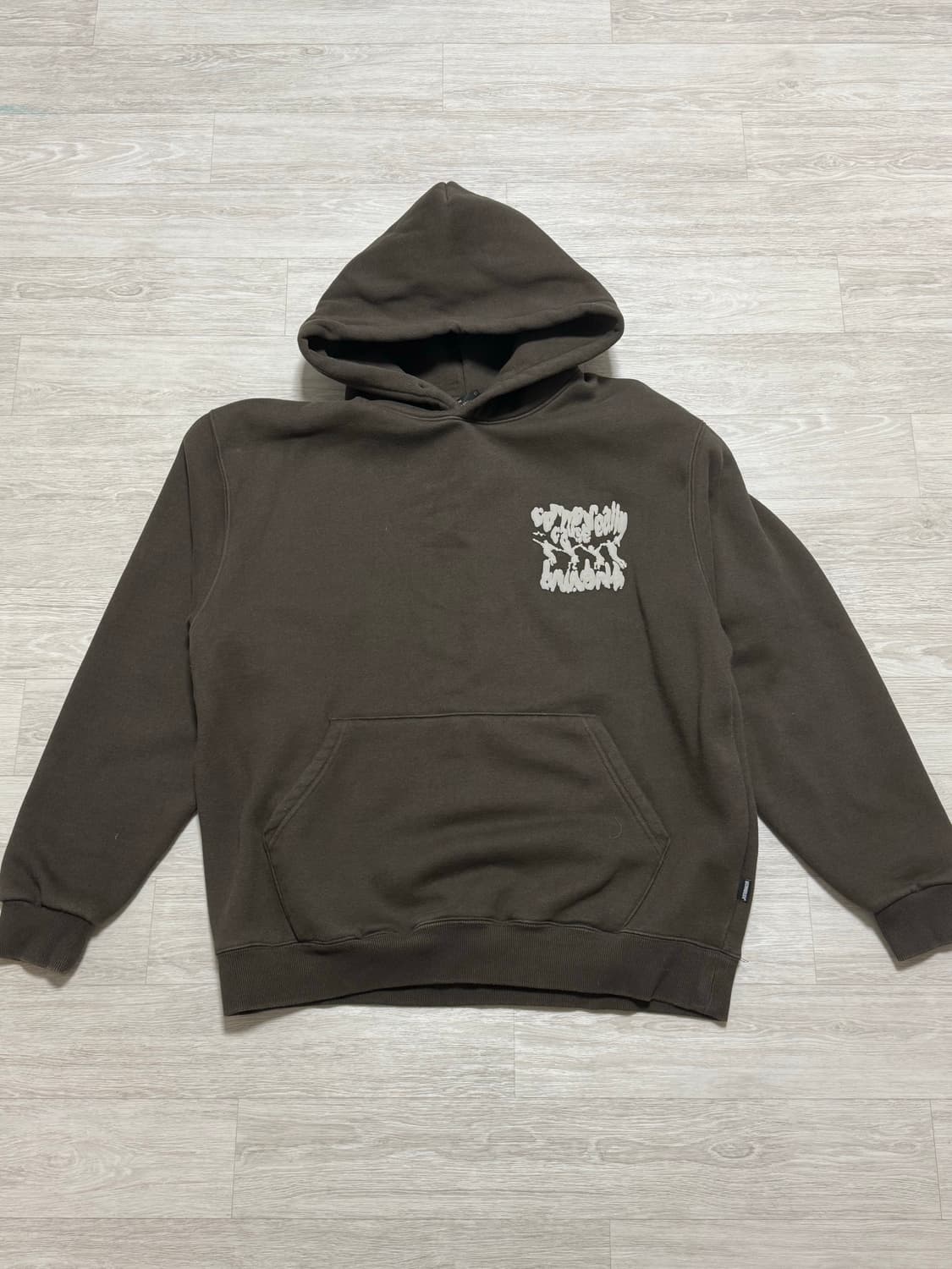 Brown breath cause hoodie(brown) 상품이미지1