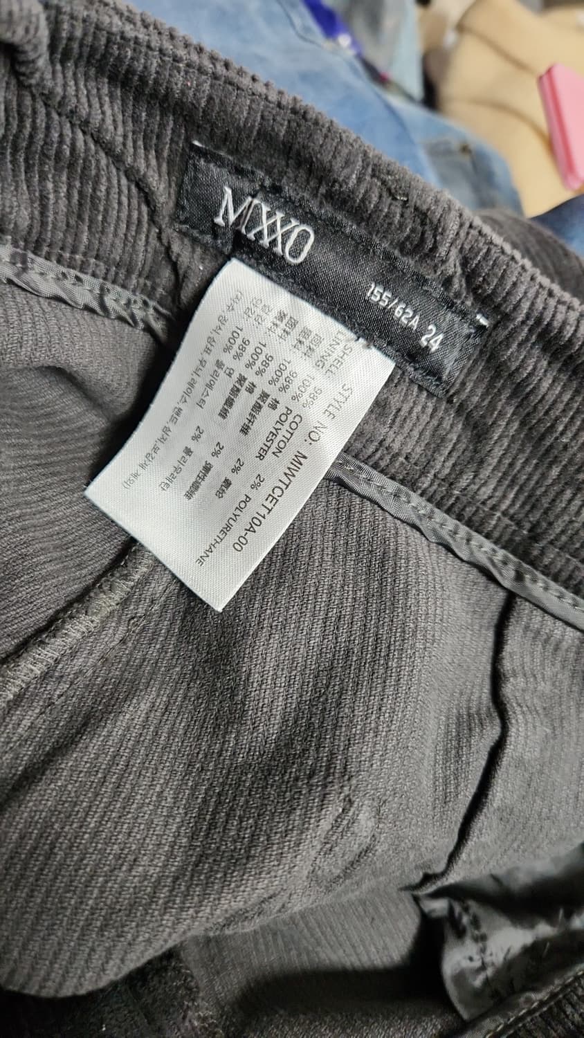 MIXXO 골덴 와이드 팬츠 블랙 24 상품이미지4