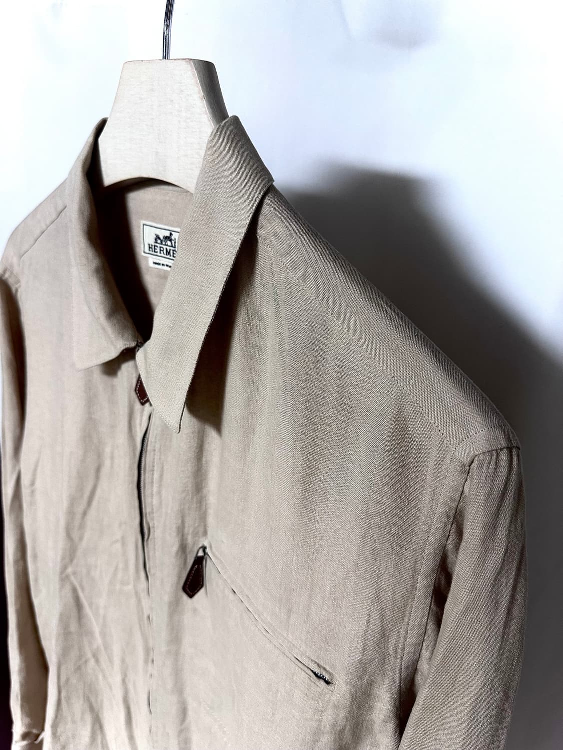 HERMÈS 90s Linen Shirt 자켓 상품이미지2