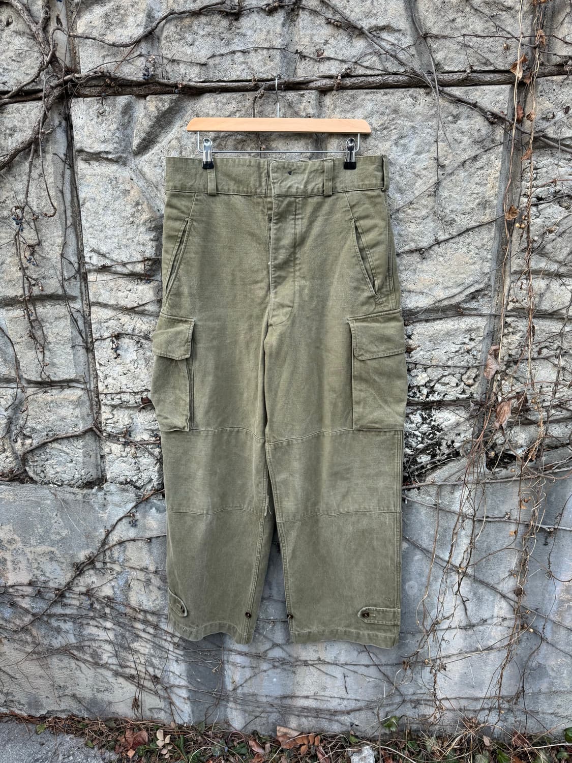 40s 오리지널 프랑스군 m-47 필드 팬츠 전기형 32 상품이미지1