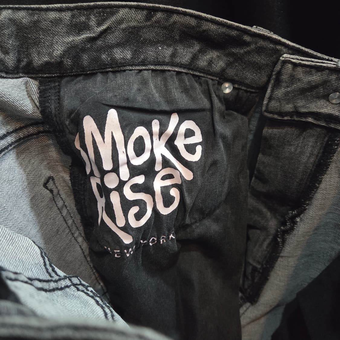 스모크라이즈 디테일 데미지 워싱 데님 상품이미지7