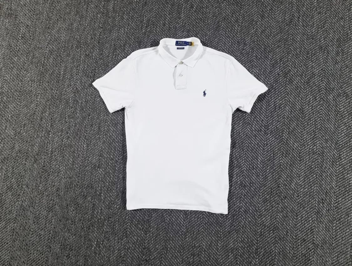 QR 폴로 랄프로렌 화이트 반팔 카라티 상품이미지1