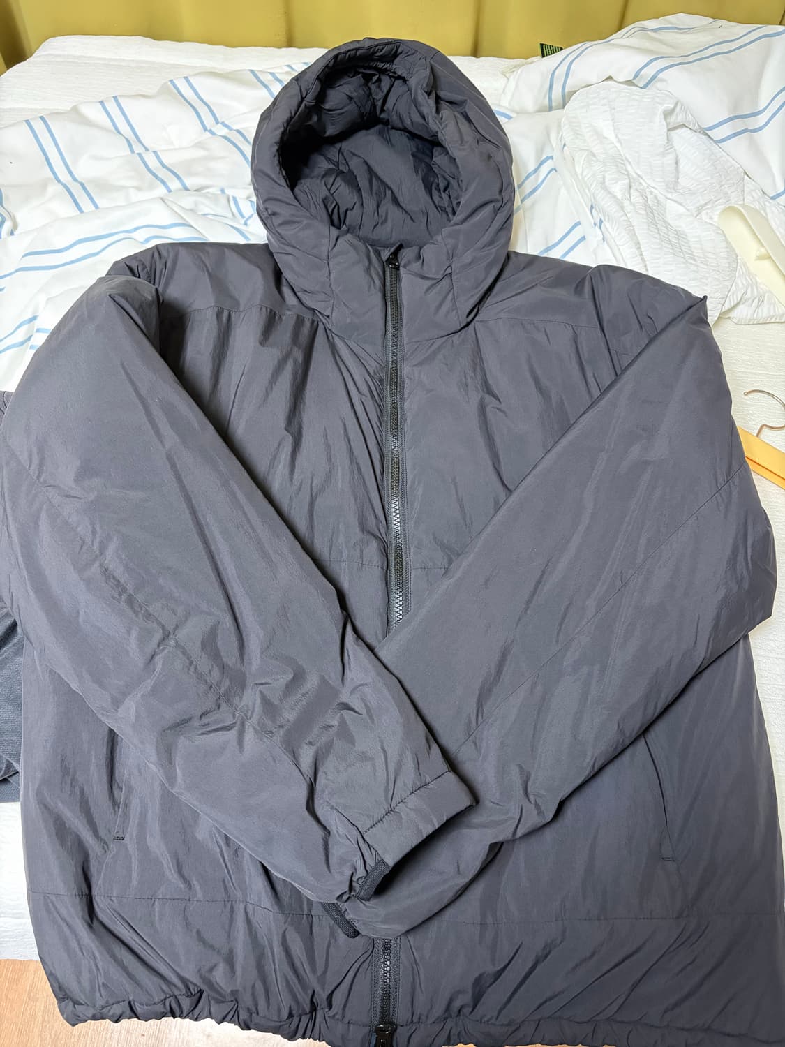 브라운야드 라이트 후디드 자켓 블랙 3사이즈 상품이미지4