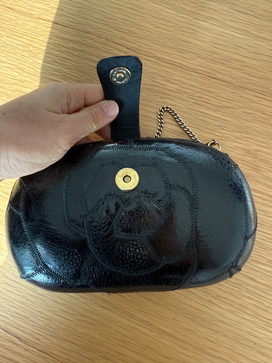 Cora Jacobs 빈티지 레더 프레임백 상품이미지4