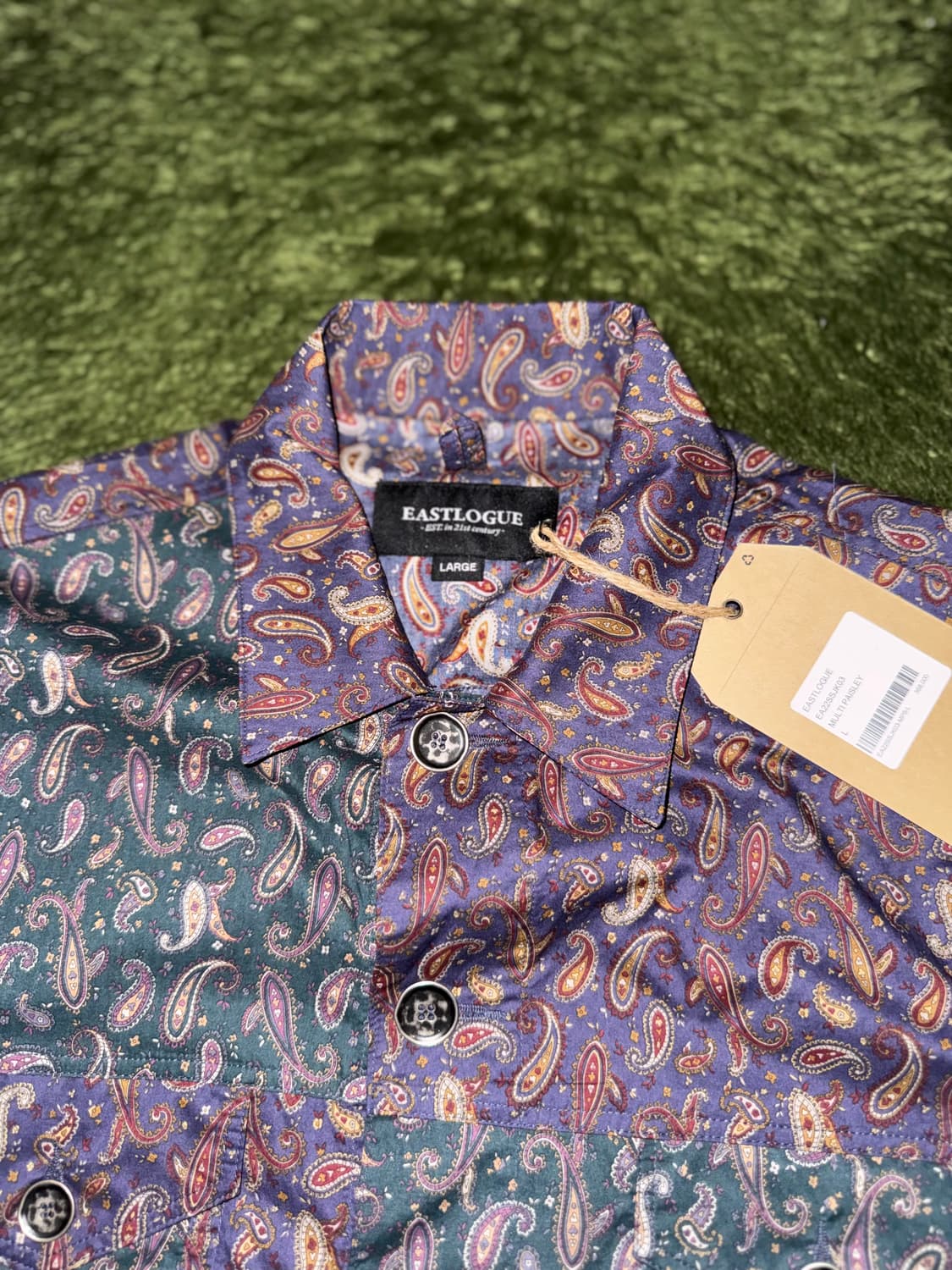 [L] EASTLOGUE 이스트로그 멀티 페이즐리 트러커 셔츠 자켓 상품이미지4