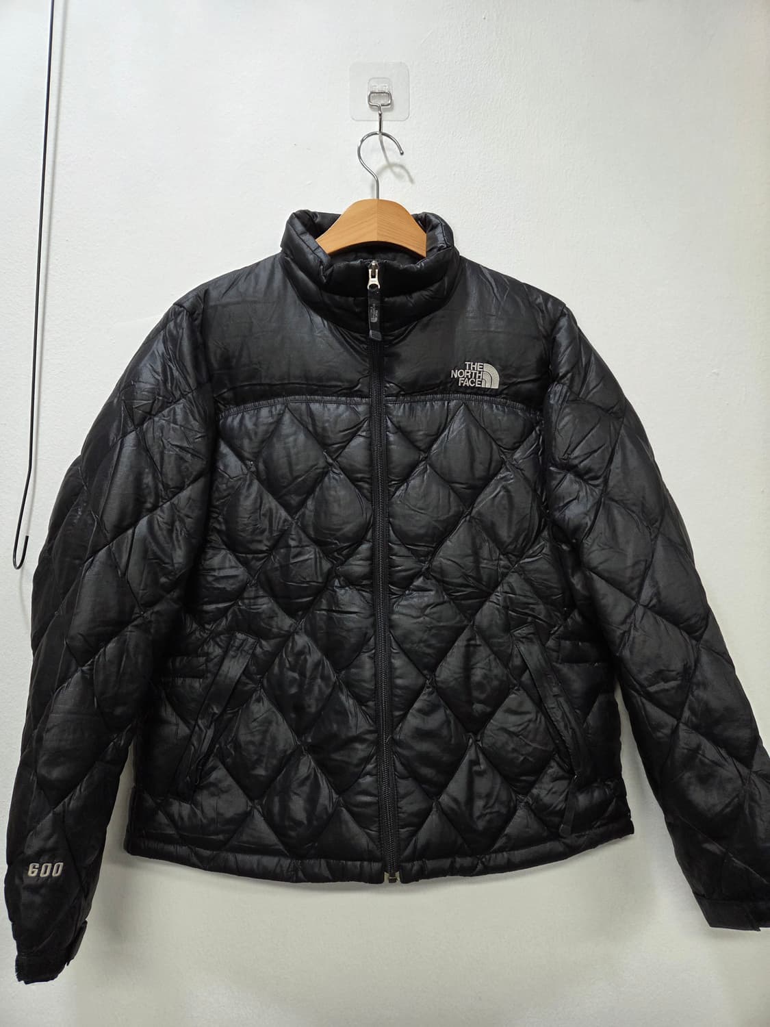 노스페이스1211-4 600 블랙 패딩 자켓 점퍼 여성 85 Y2K 상품이미지1