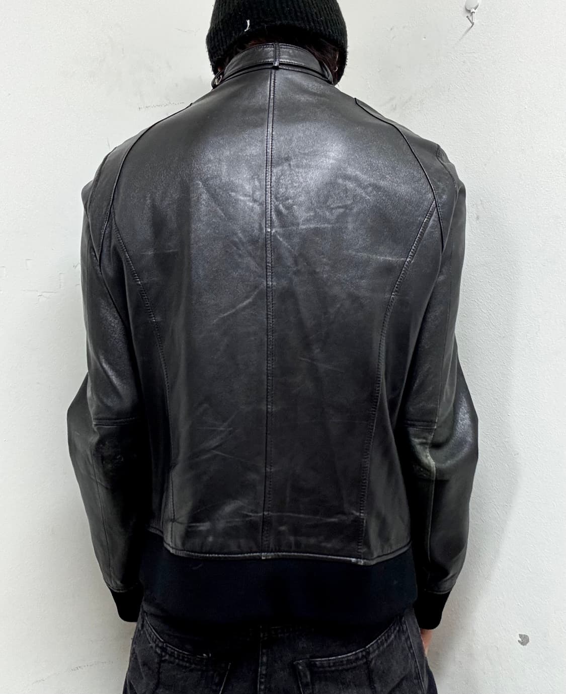 [Leather]Tate Neck Button Leather Chic J 상품이미지10