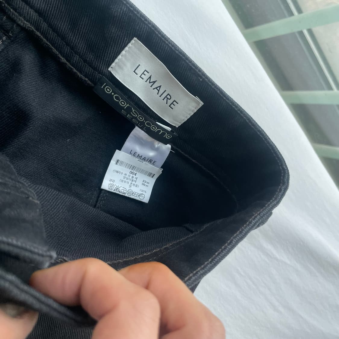 르메르 세일러팬츠 48 블랙 상품이미지2