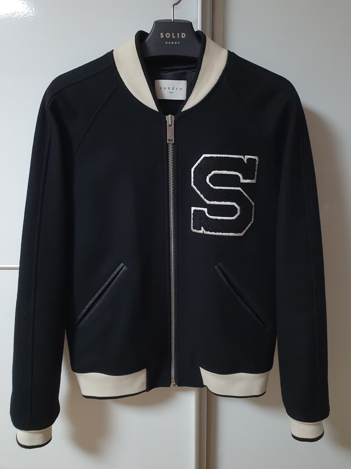 (S) 산드로 옴므 울 블루종 자켓 상품이미지1