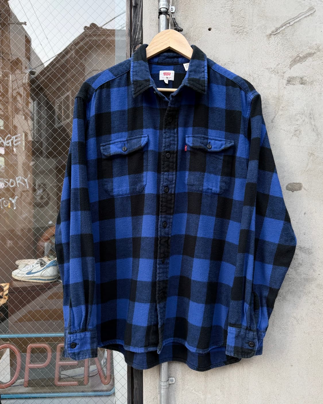 Levis flannel check shirt 상품이미지1