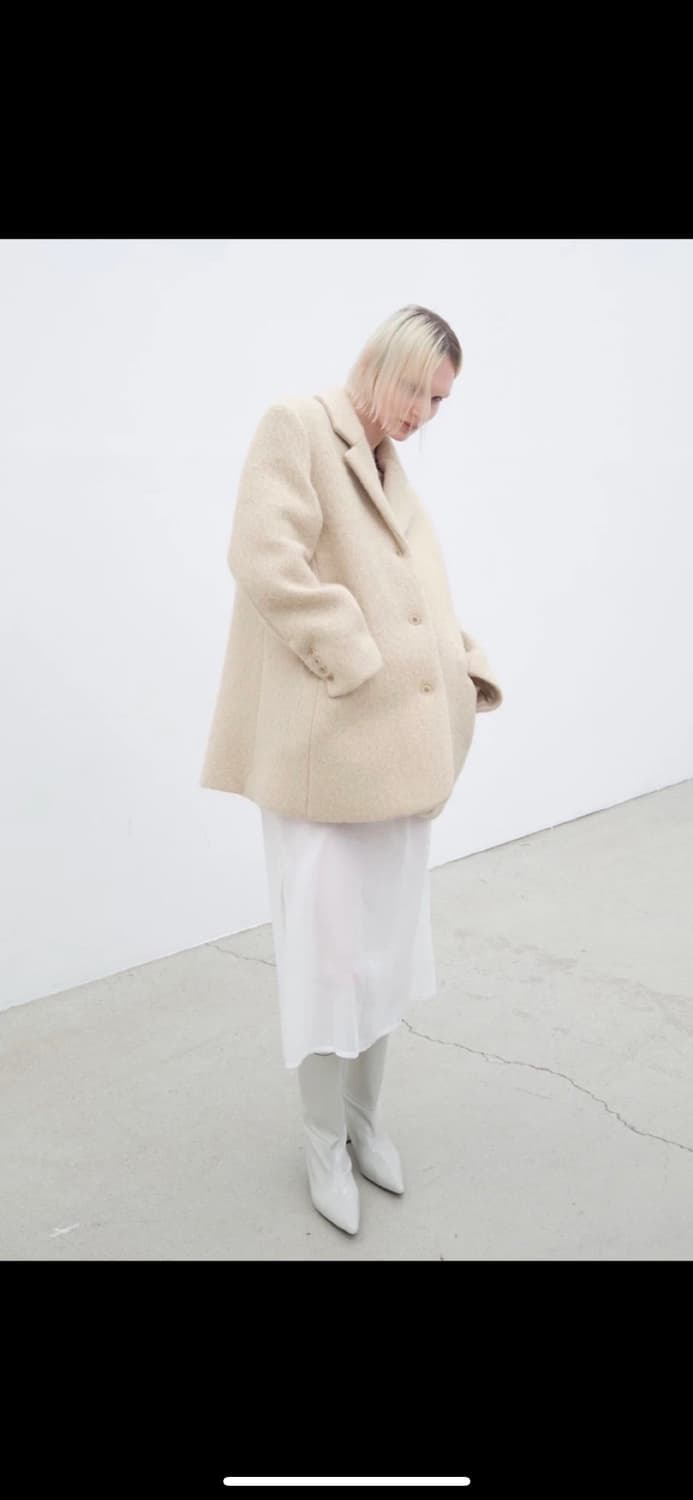 원가 25만원) 런던플랏 모헤어 자켓 위아 부클자켓 러브미우 상품이미지4