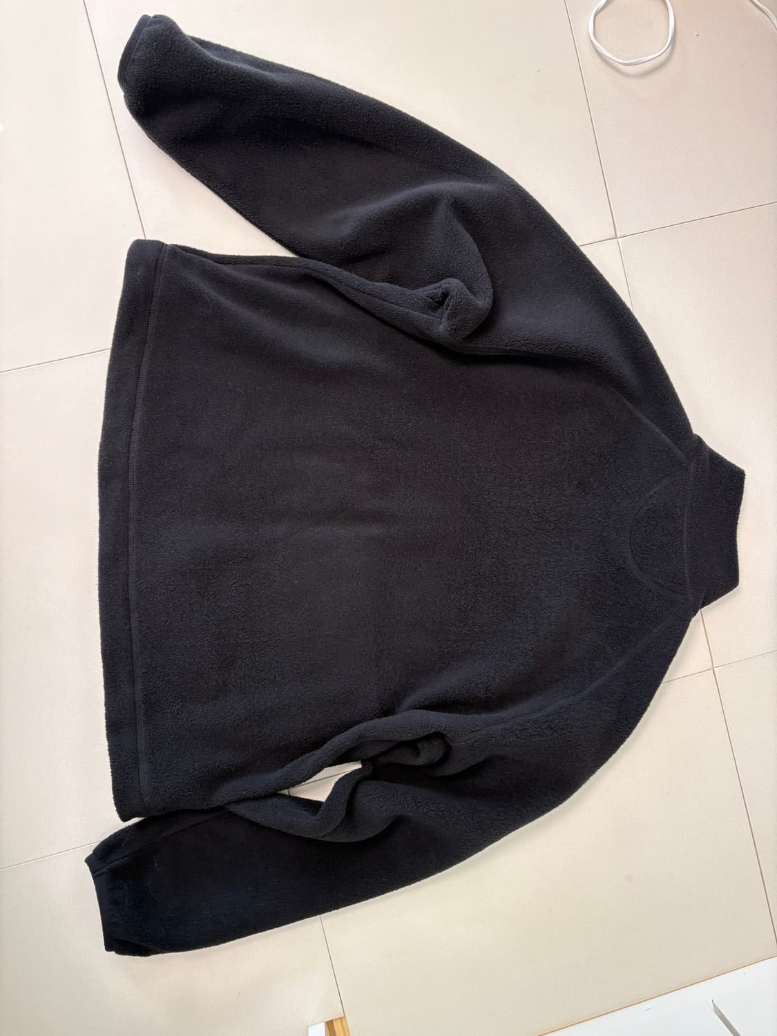 얼바닉30 플리스 집업 자켓 블랙 상품이미지2