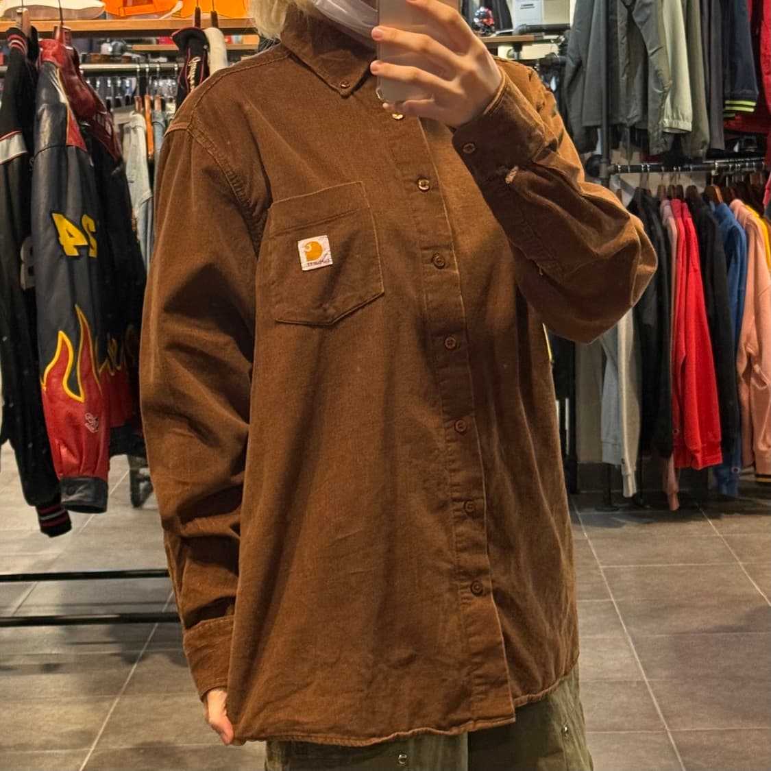 [NO.9] 칼하트 코듀로이 긴팔셔츠 상품이미지3