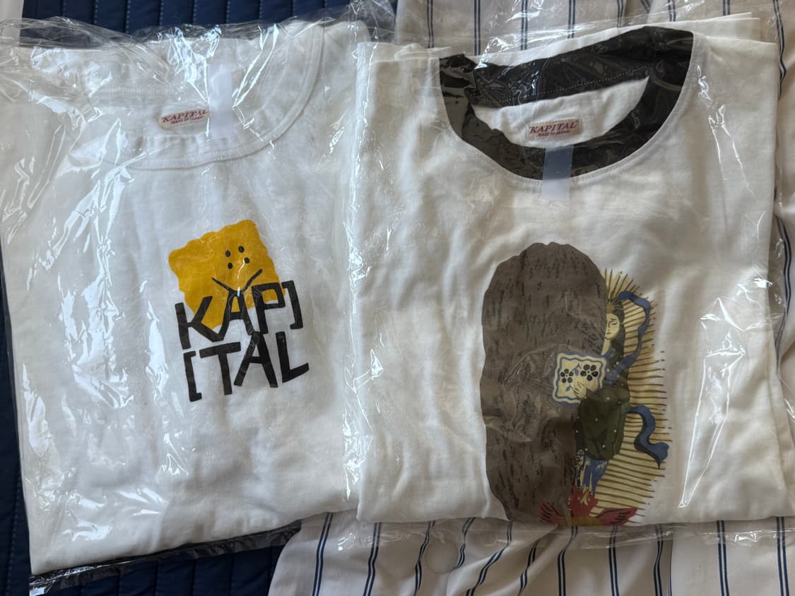 캐피탈 루키 크루 티셔츠 썬 샤이 링거 티셔츠 상품이미지1