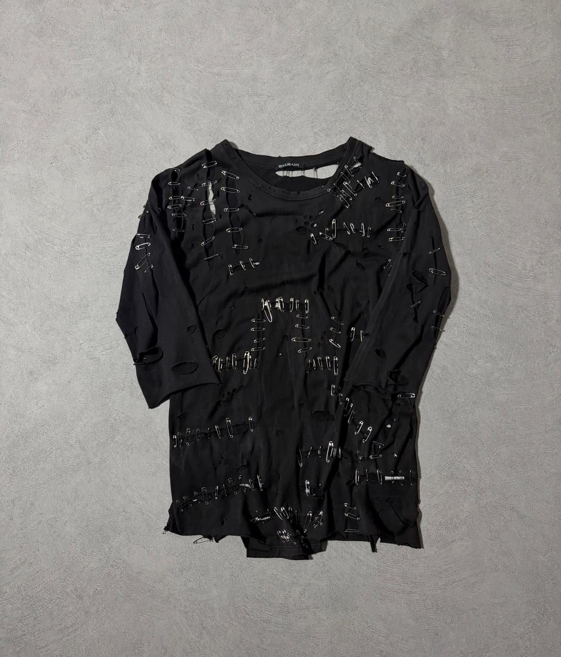 Balmain 11SS safety Pin funk shirt 상품이미지1