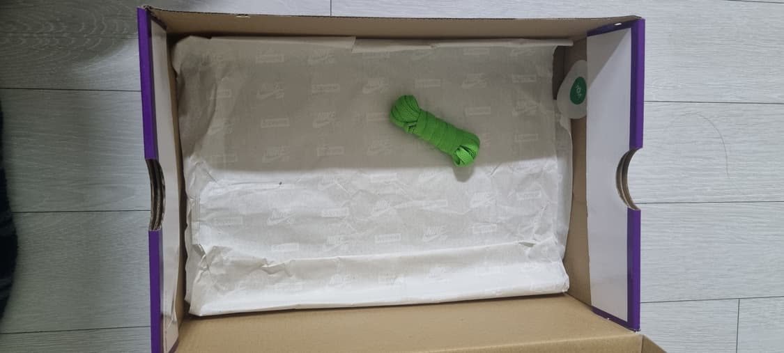 [1회착]슈프림 나이키sb 덩크 민그린 275 상품이미지2