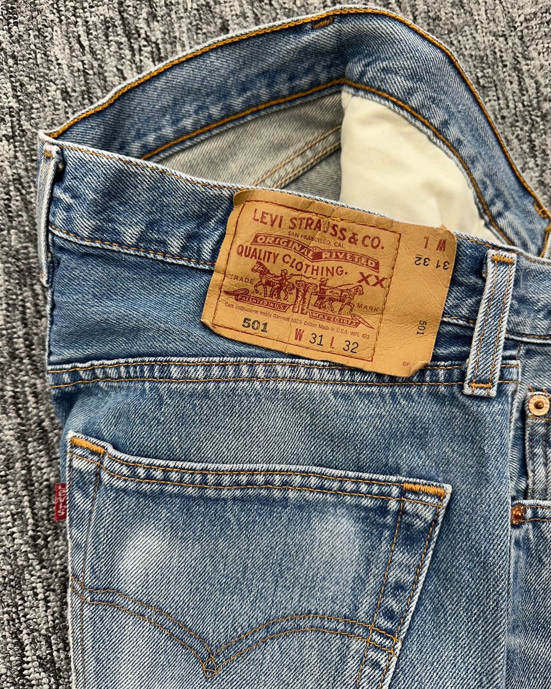 (허단39.5)90'S 리바이스 USA 501-M1303 상품이미지4