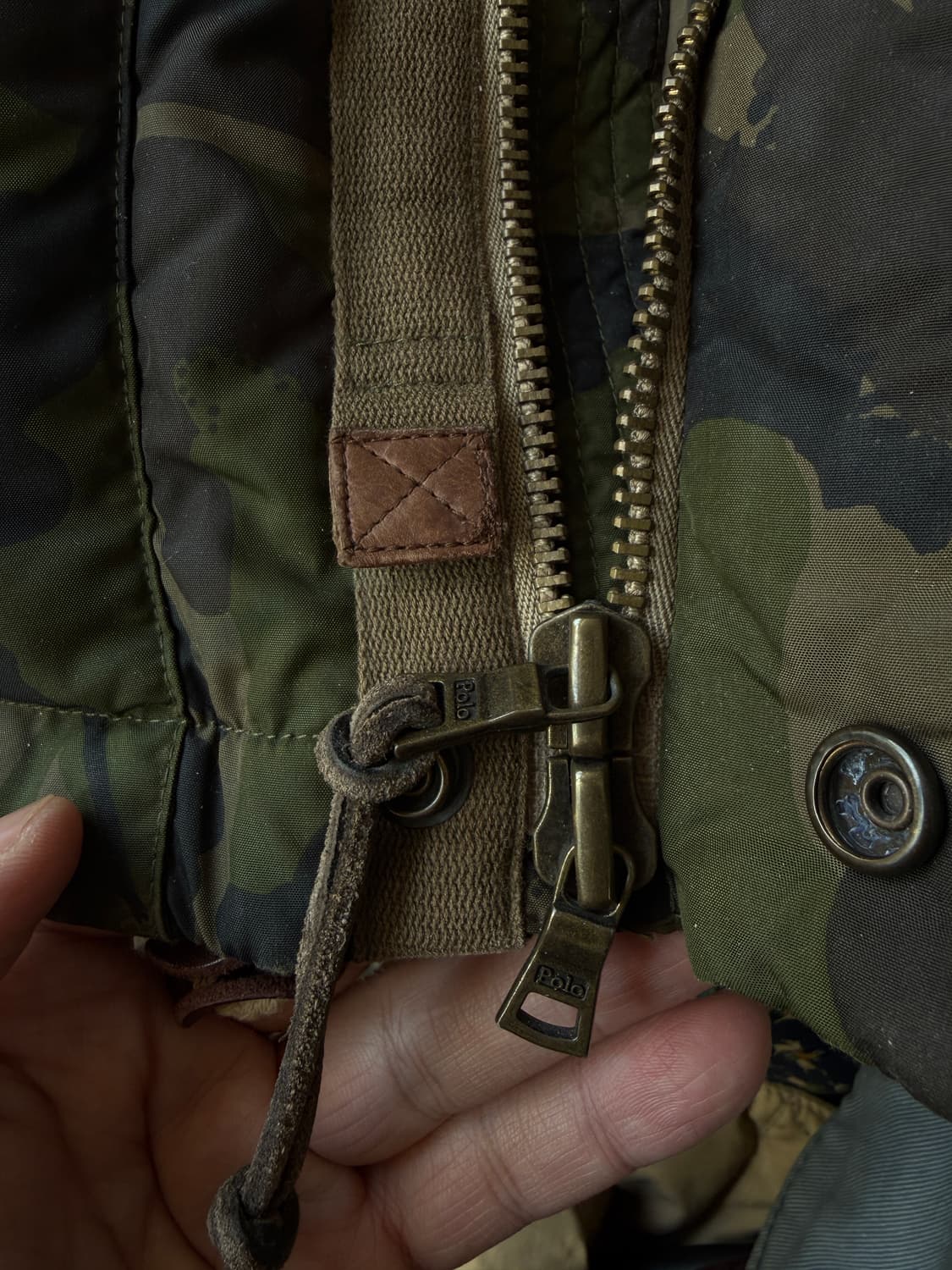 00‘s Polo by Ralph Lauren 카모 다운 베스트 (L) 상품이미지5