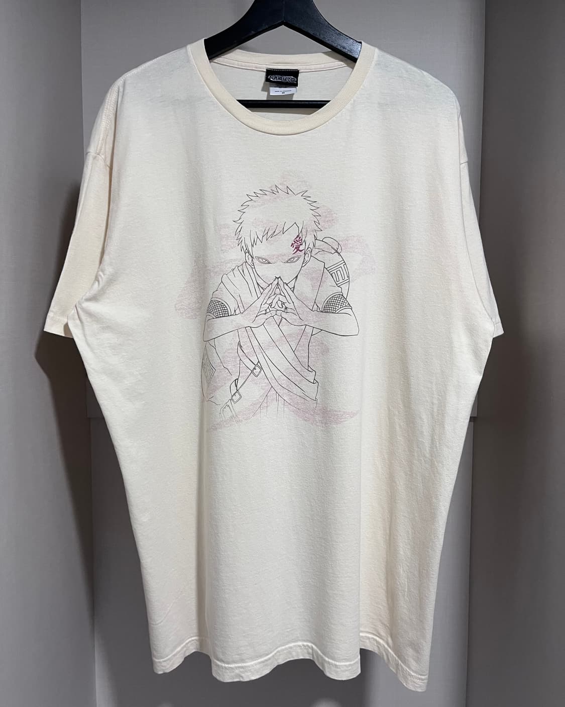 빈티지 00s 2002 Naruto Gara 나루토 가아라 애니 티셔츠 상품이미지1