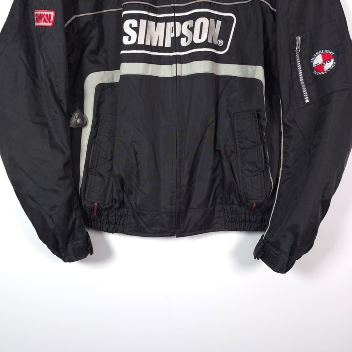SIMPSON 올드스쿨 로고 자수 레이싱 자켓 L 상품이미지4