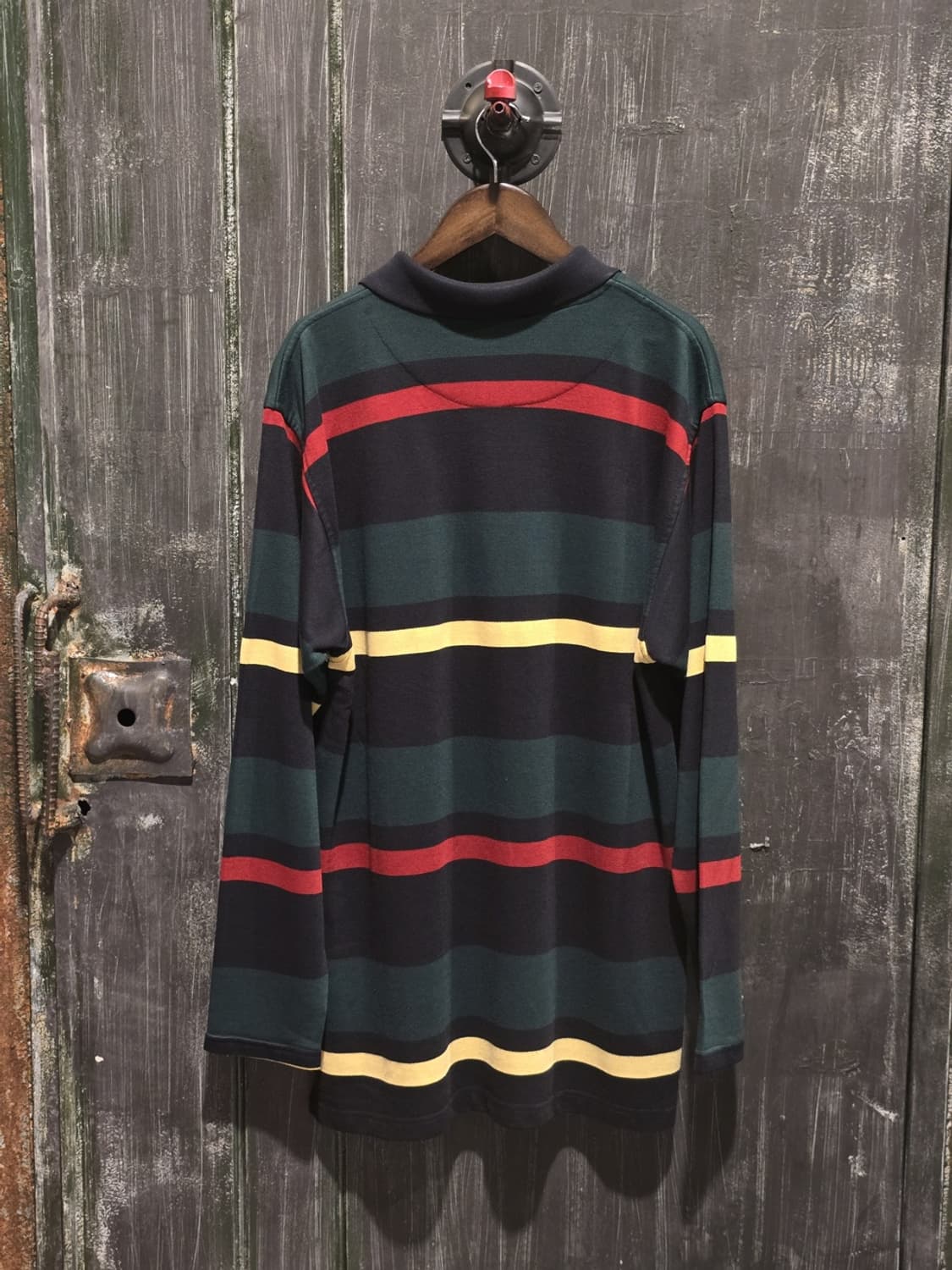 90s Paul & Shark Striped Long Polo Shirt 상품이미지7