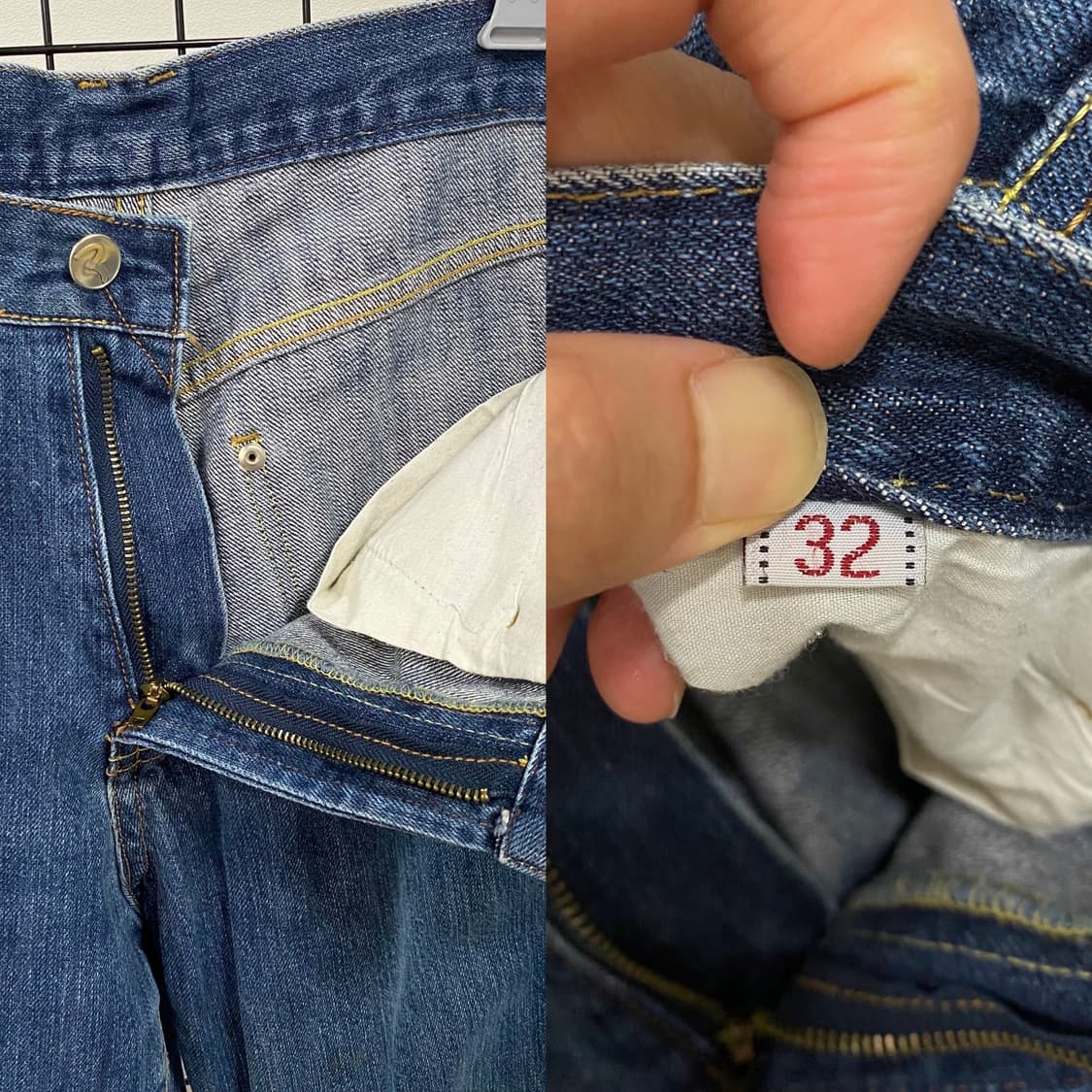  에비수 오사카 자수 데님 팬츠 상품이미지6