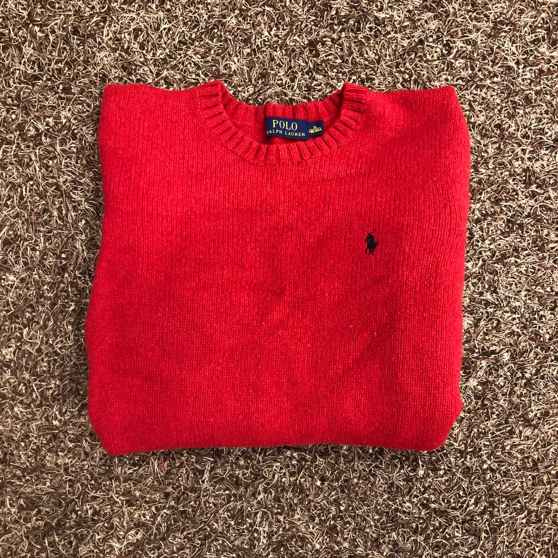 폴로 랄프로렌 울 레드 니트  상품이미지1