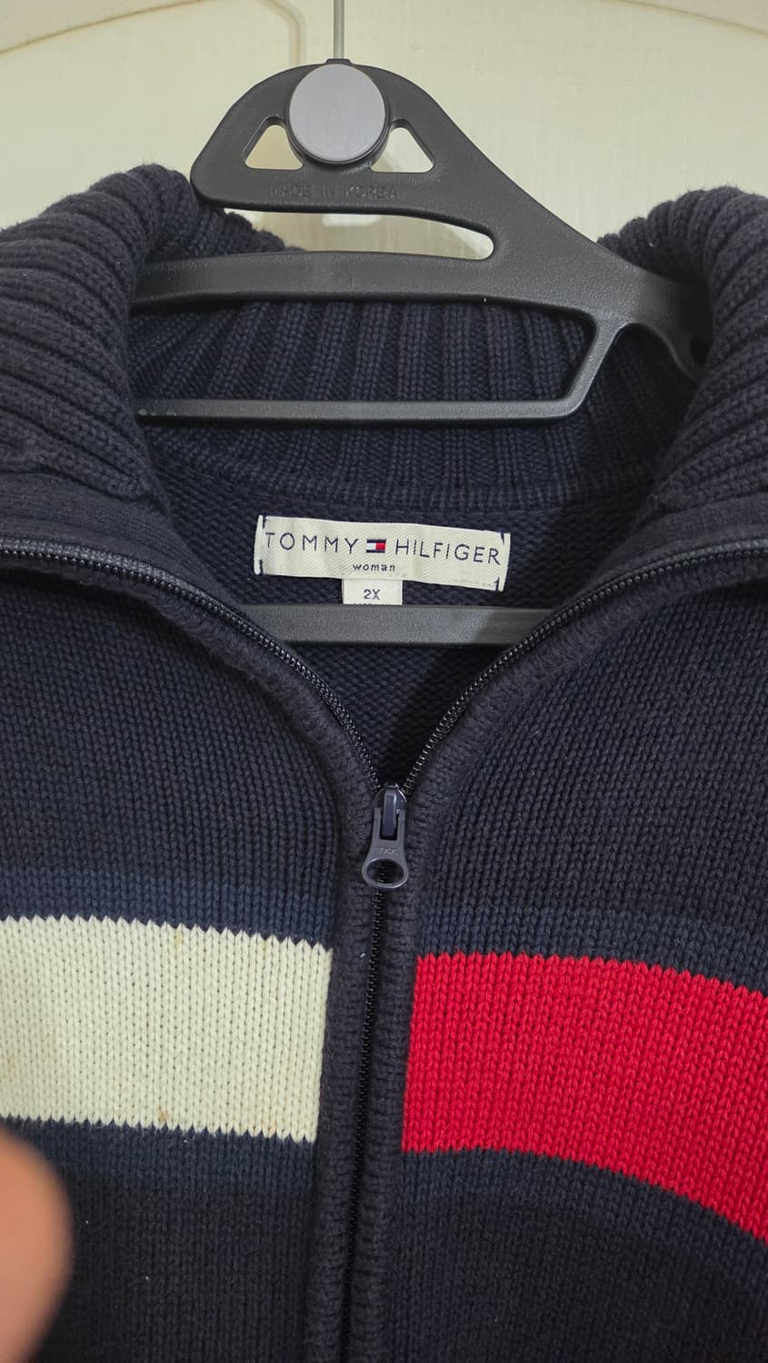 타미힐피거 여성니트 집업 xxl 상품이미지2