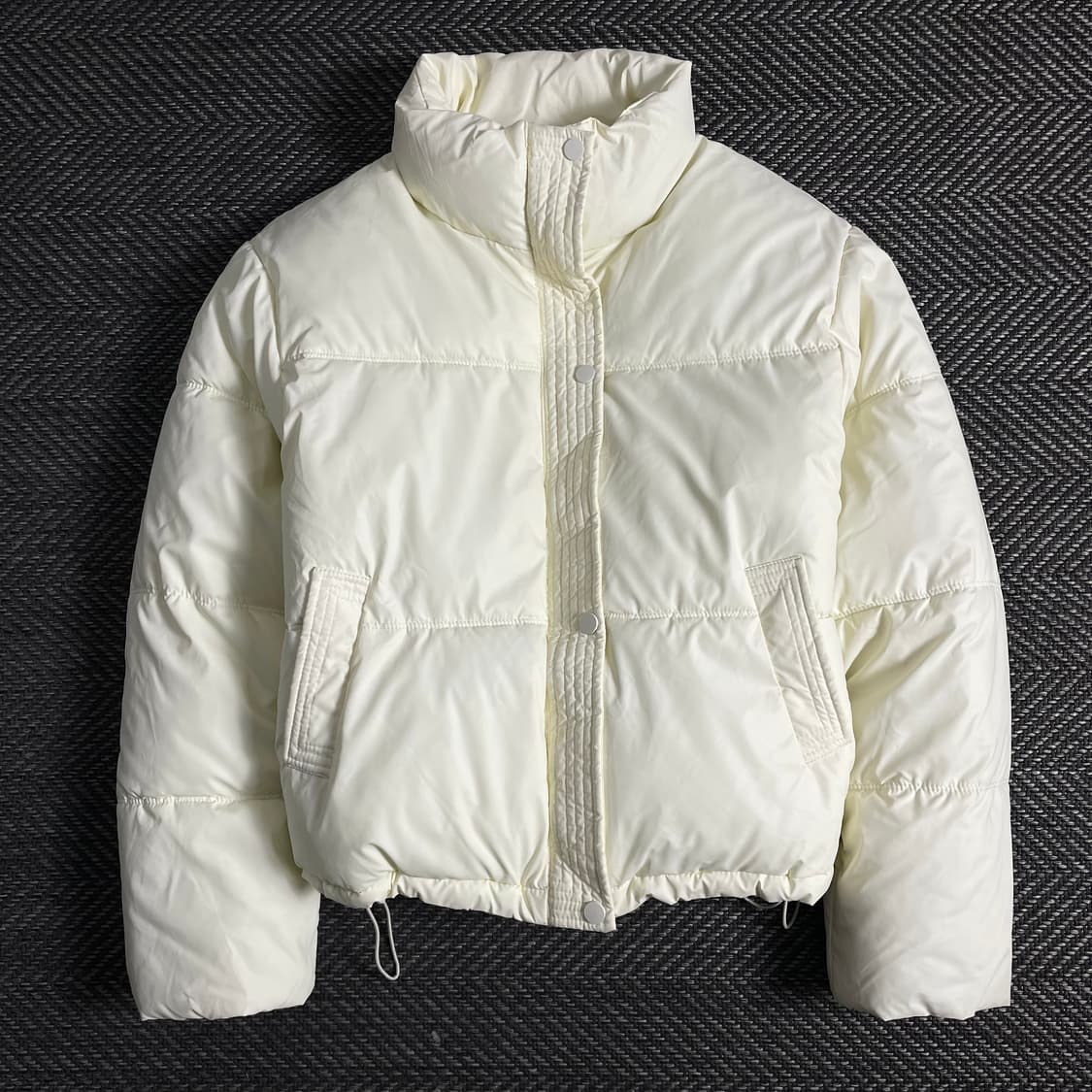 빈티지 우먼스 유광 크롭 패딩o 3635 상품이미지1