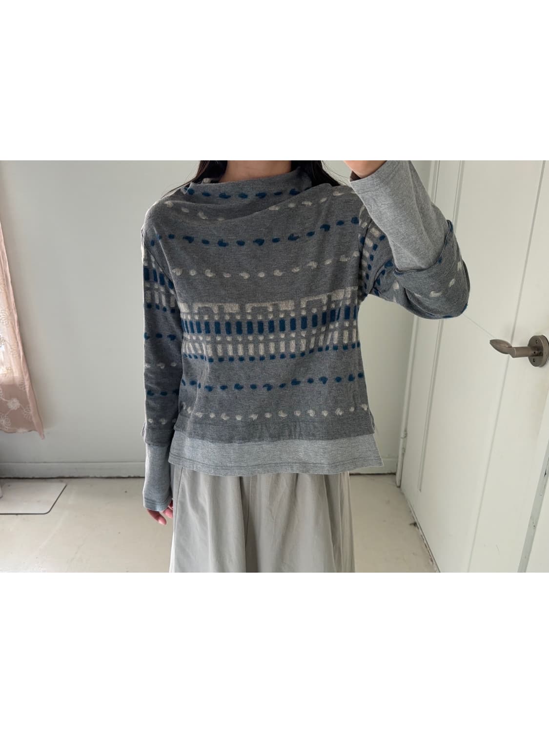 일본빈티지 모리 레이어드 롱슬리브 상품이미지1