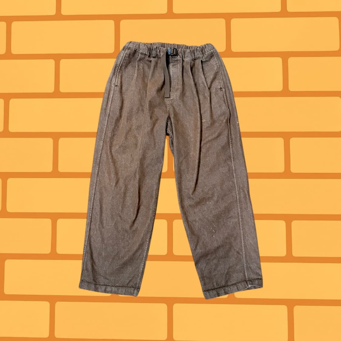 캐피디자인 투턱 와이드 데님 팬츠 (32) 상품이미지1