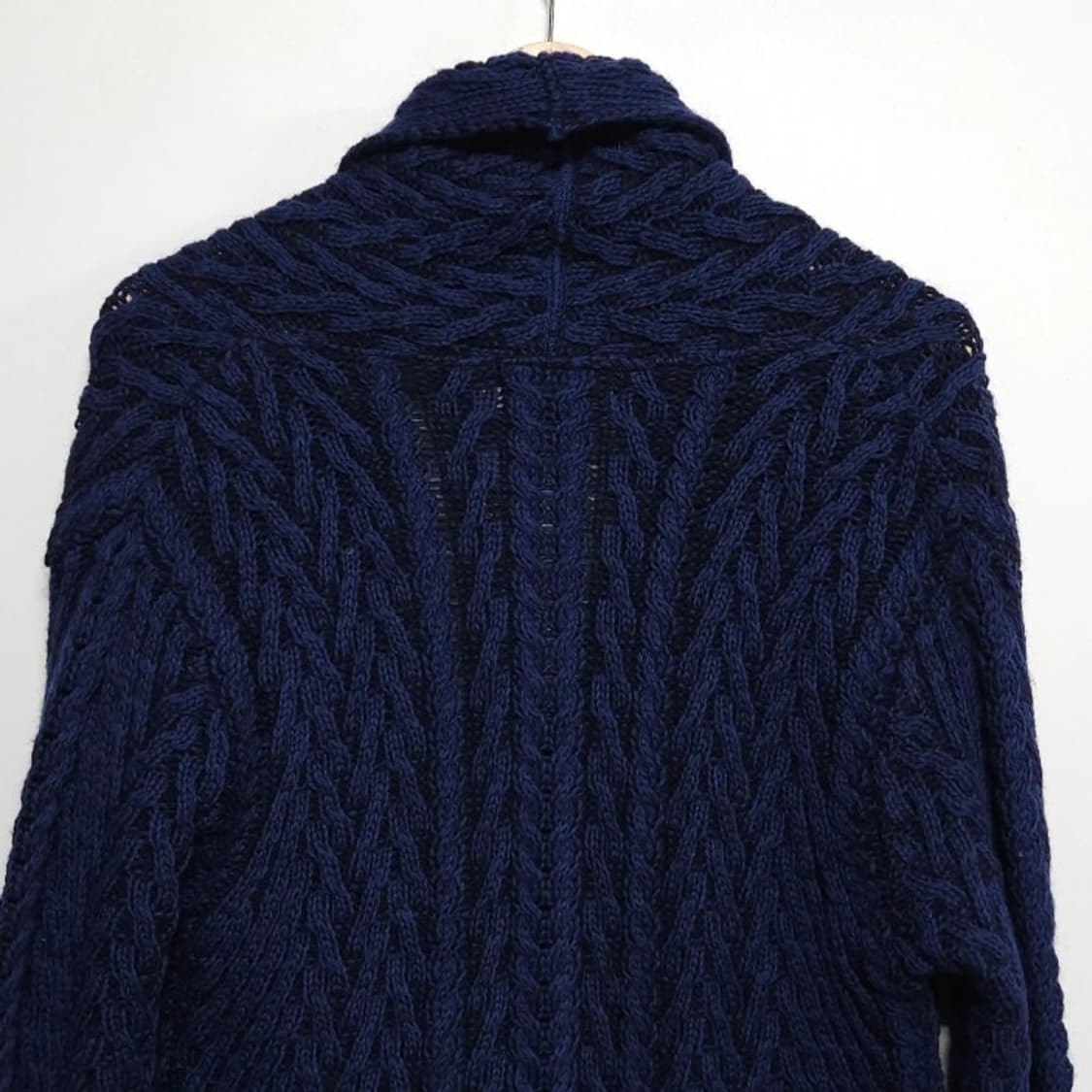 여성S AranCrafts 아란크래프트 메리노울 롱 가디건 숄카라 상품이미지6