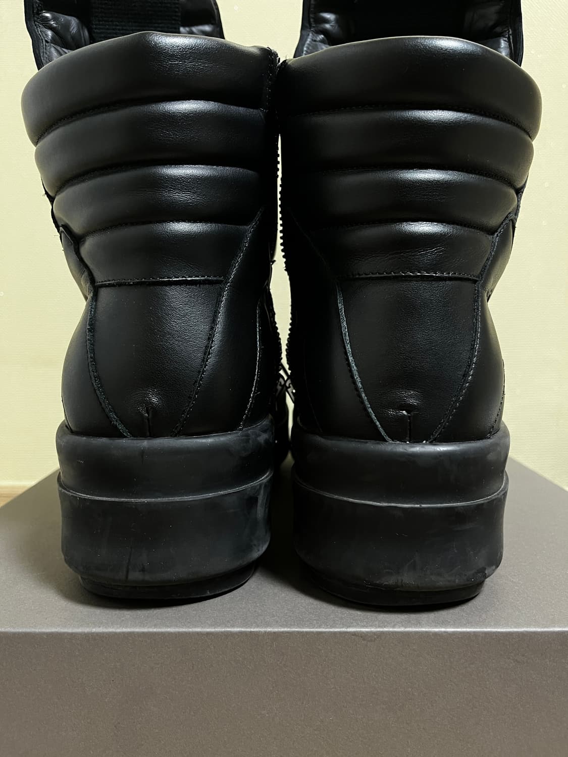 릭오웬스 메가범퍼 지오바스켓 올블랙 43.5 상품이미지7