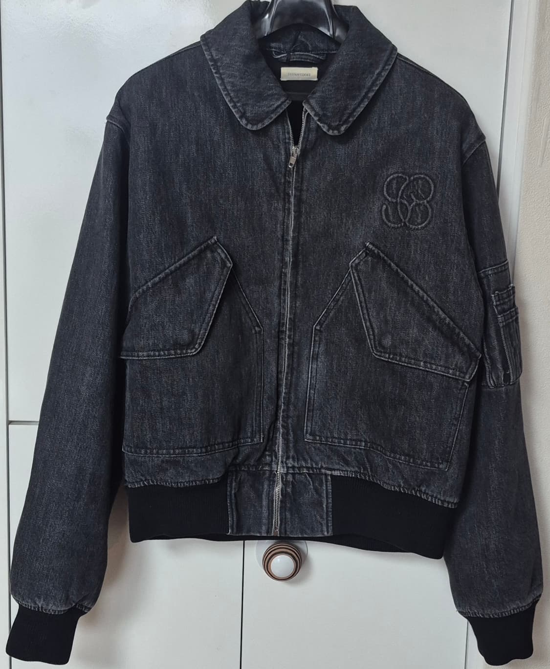 스테판쿡 데님 봄버 자켓 상품이미지1