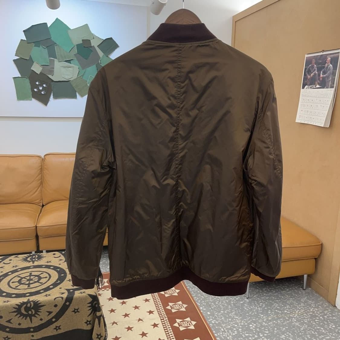 버버리 올드스쿨 리버시블 캐주얼 블루종 자켓 50 C08738 상품이미지4