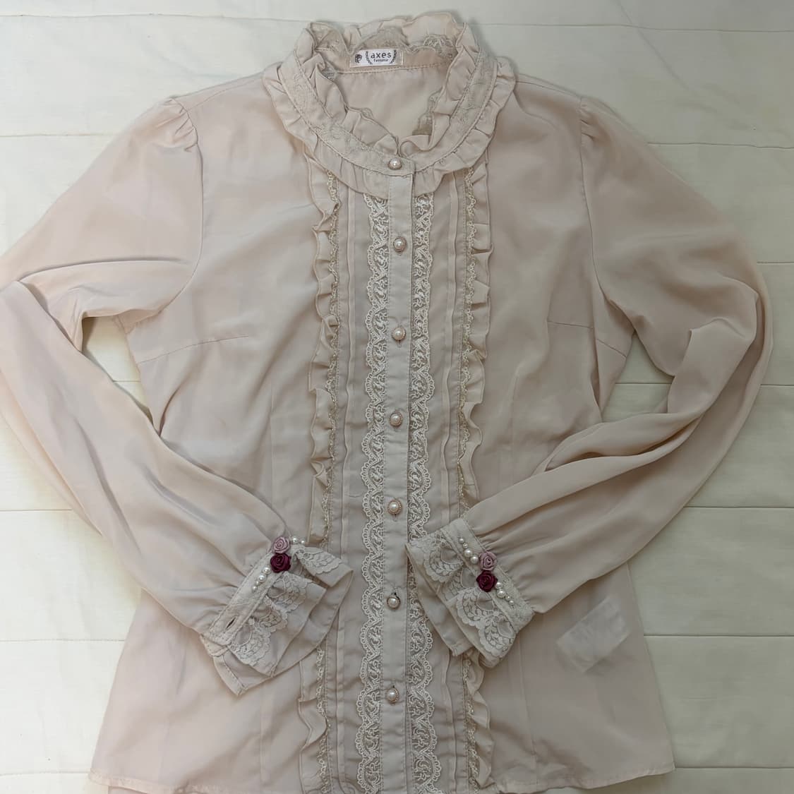 엑시즈팜 긴팔 블라우스 상품이미지1