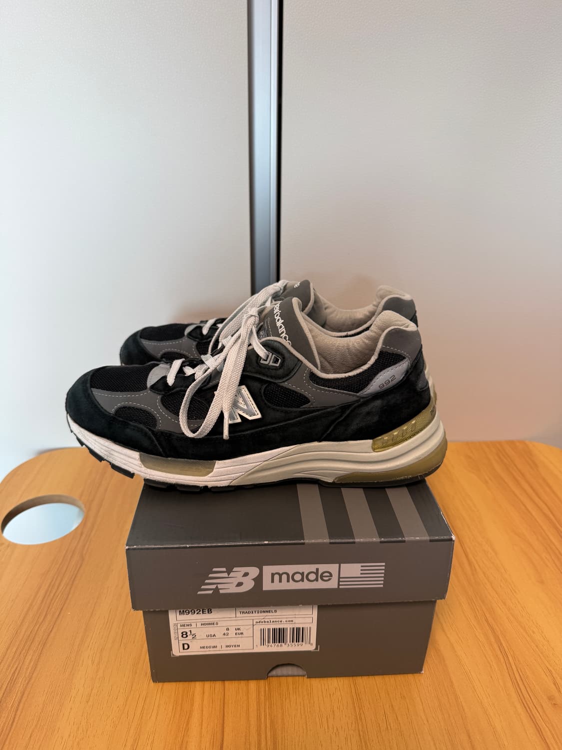 뉴발란스 992 블랙그레이 265 (M992EB) 상품이미지6