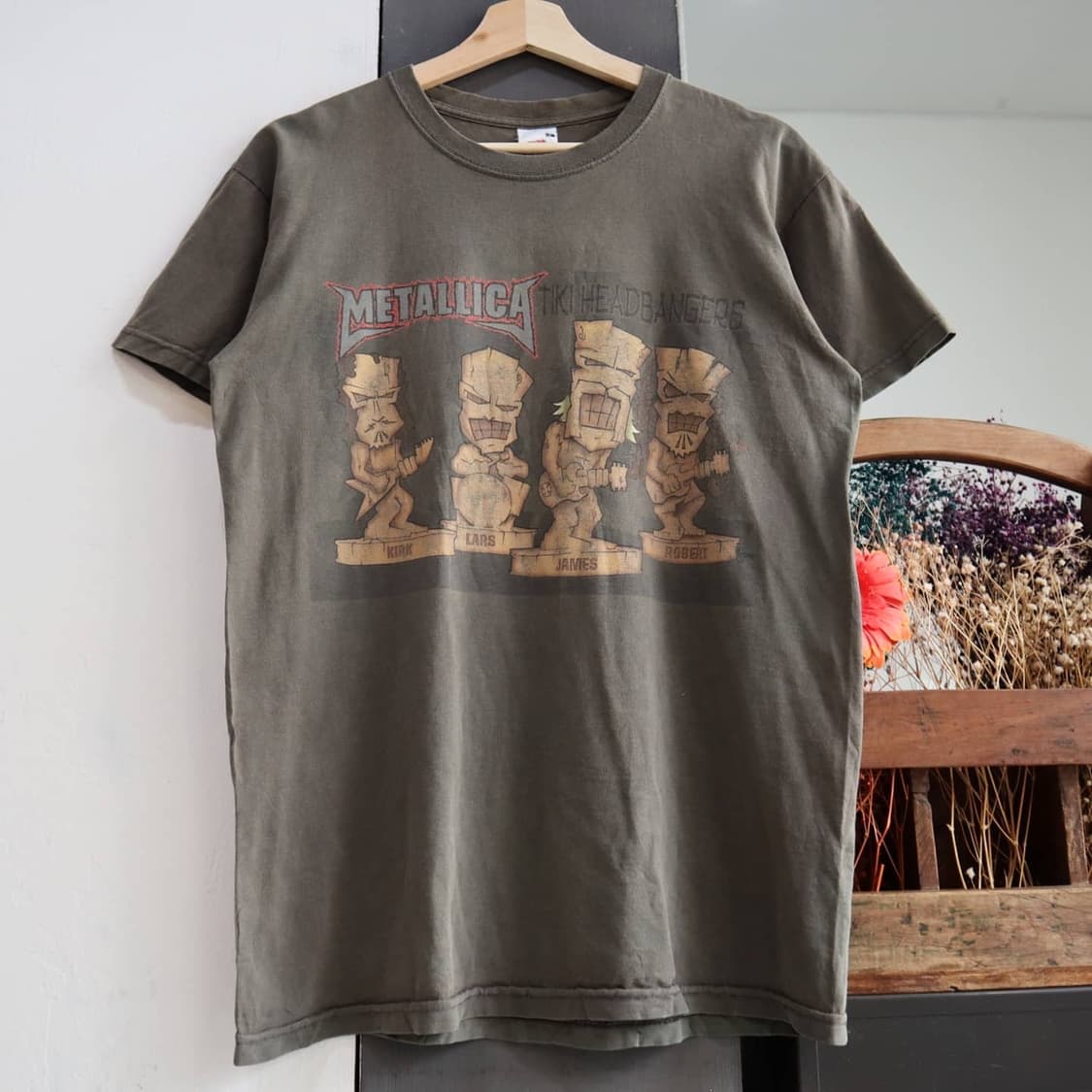 메탈리카 티키 헤드벵거 락 티셔츠 상품이미지1
