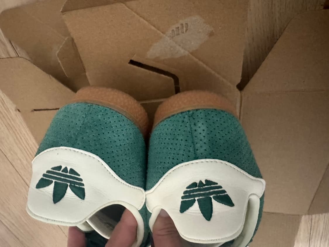 여성_아디다스 가젤 스웨이드 그린 240mm 상품이미지5