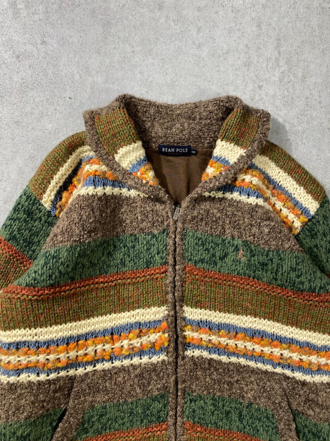 [XL] 00s Bean Pole 빈폴 헤비울 니트 집업  상품이미지2