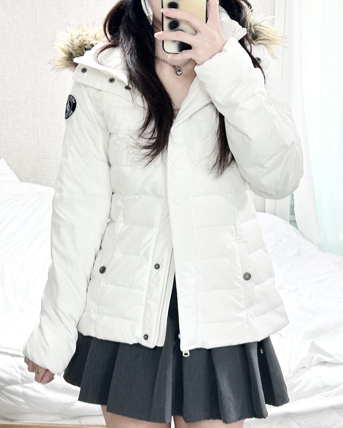 아베크롬비 울프죠 화이트 패딩 상품이미지1