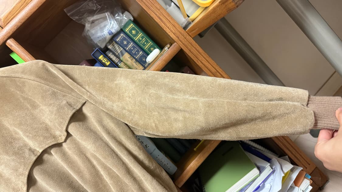 90S polo suede baracuda jacket L 상품이미지5