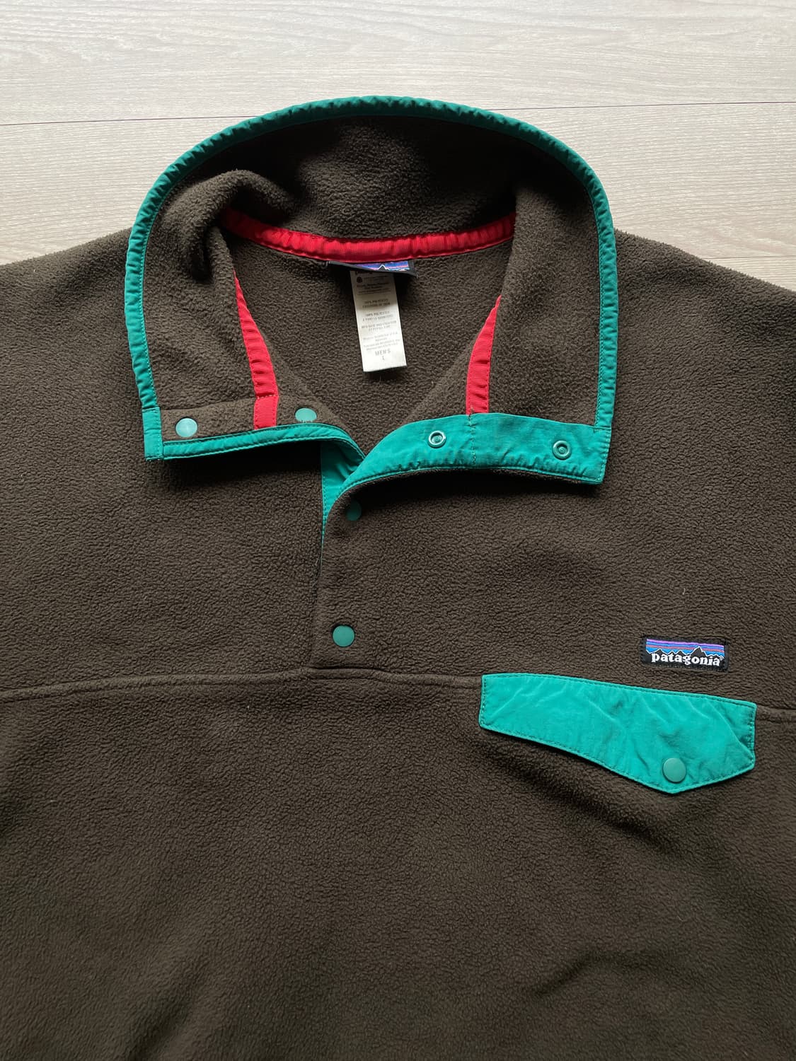 파타고니아 신칠라 브라운 틸 그린 빈티지 상품이미지4
